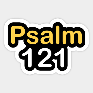 Psalm 121 Sticker
